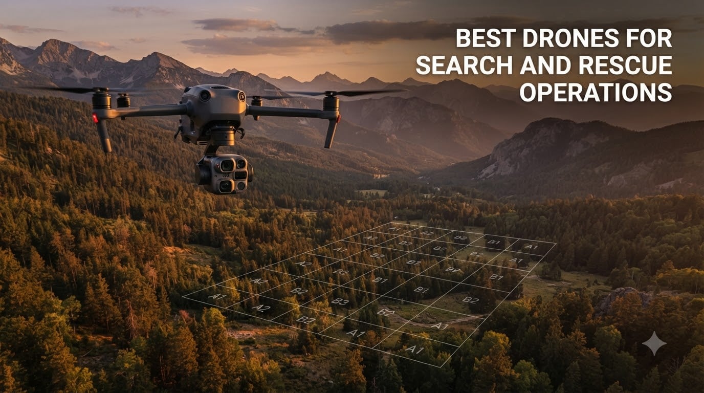 best drones for search and rescue operations