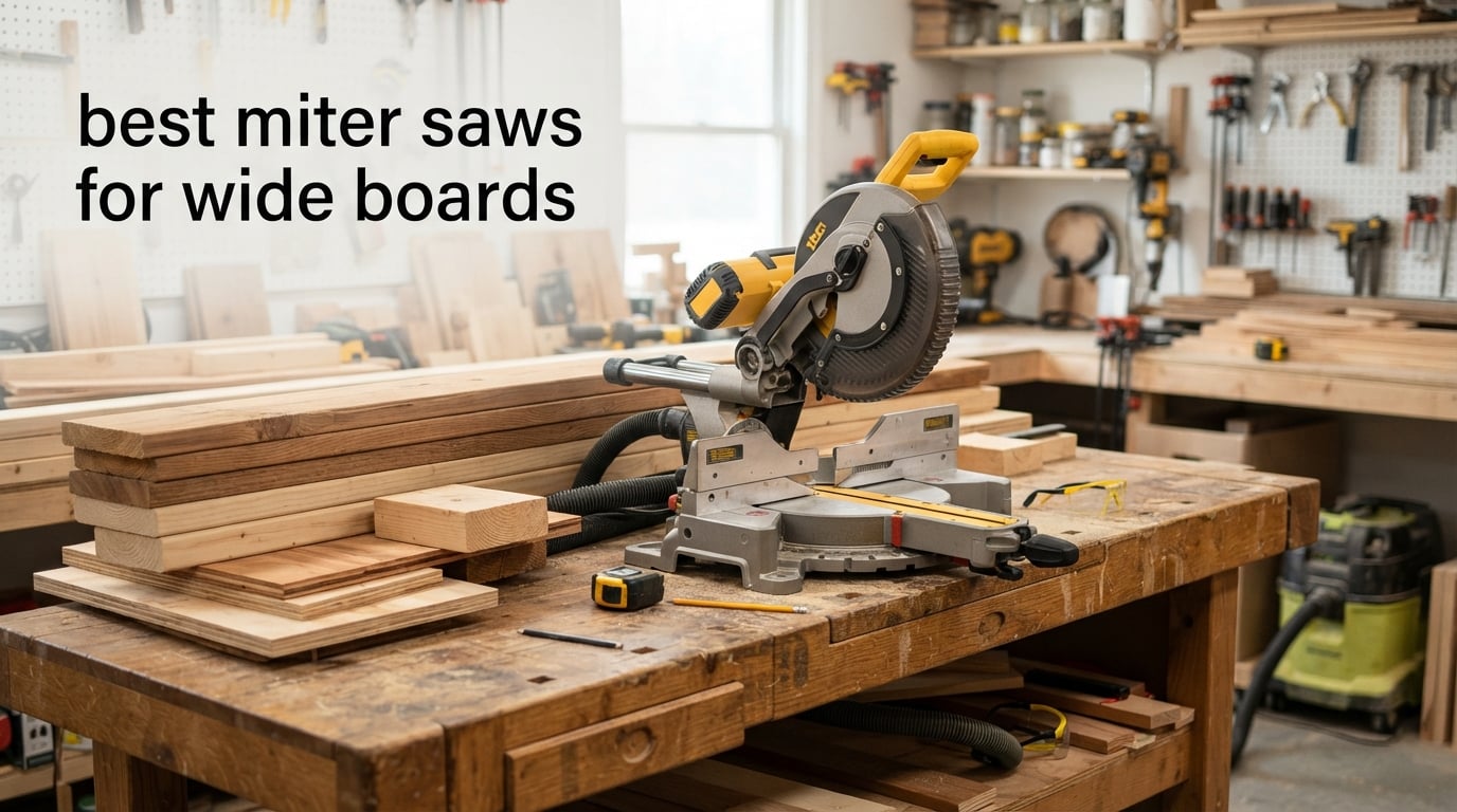 best miter saws for wide boards