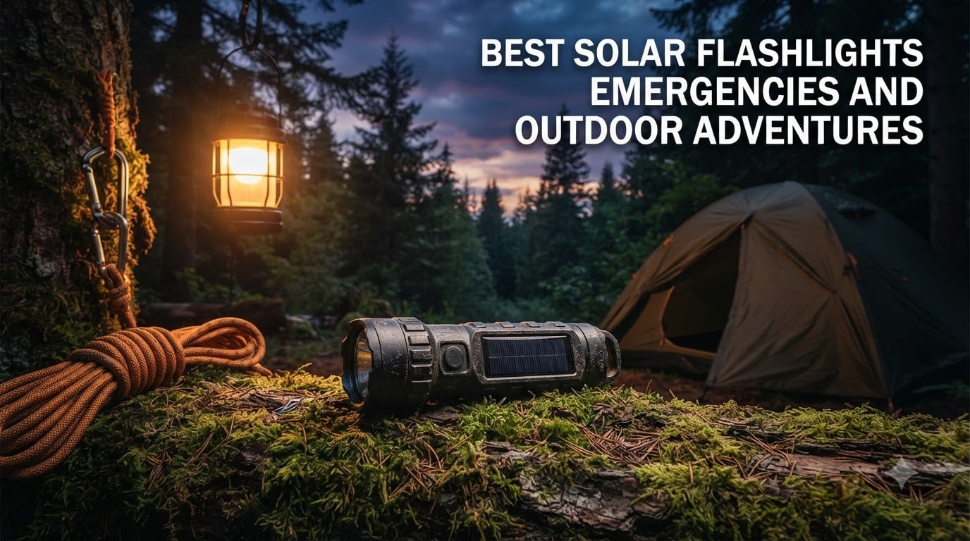 best solar flashlights emergencies and outdoor adventures