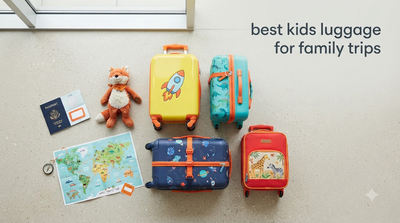 best kids luggage for family trips