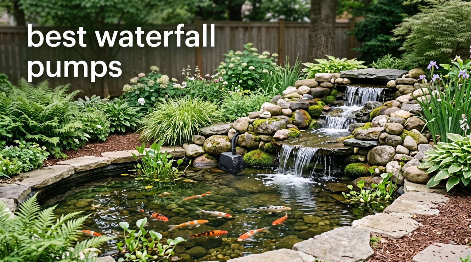 best waterfall pumps