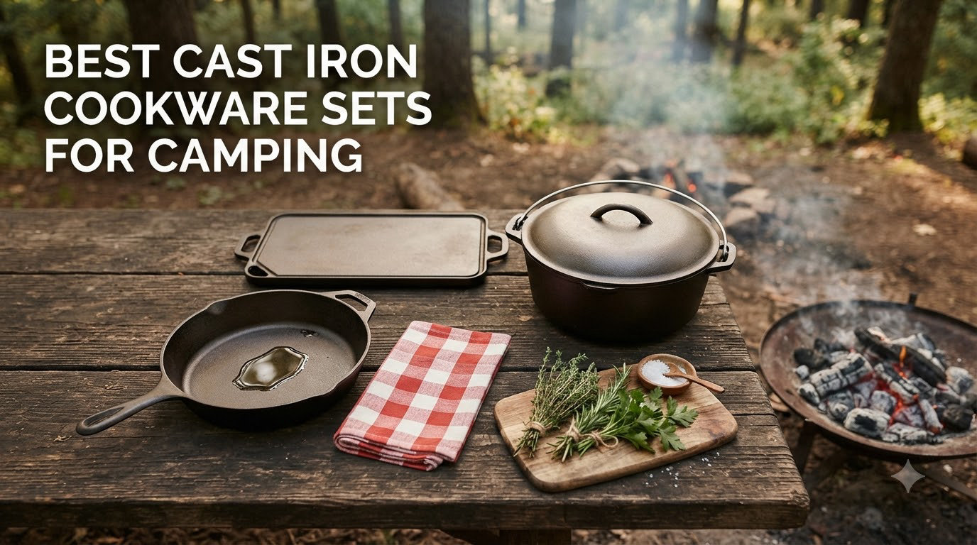 best cast iron cookware sets for camping