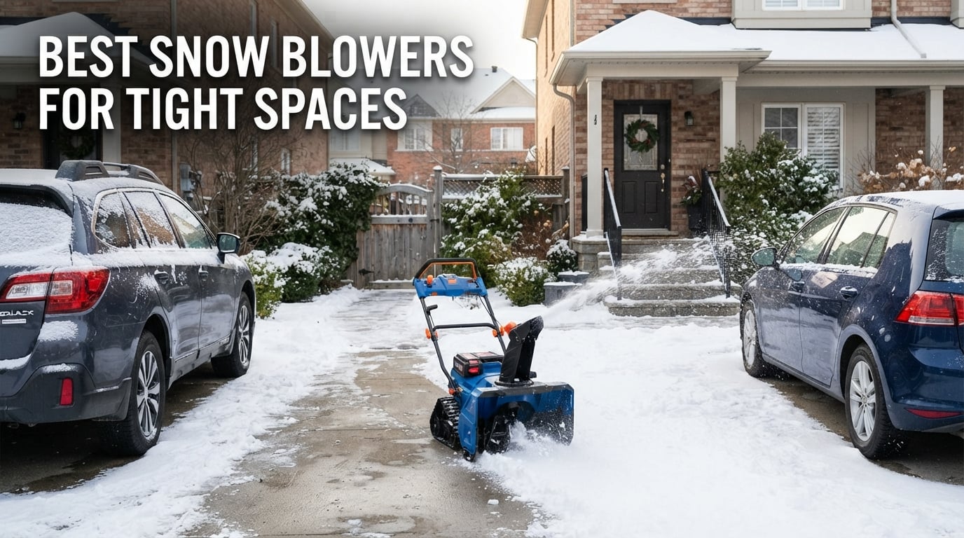 best snow blowers for tight spaces