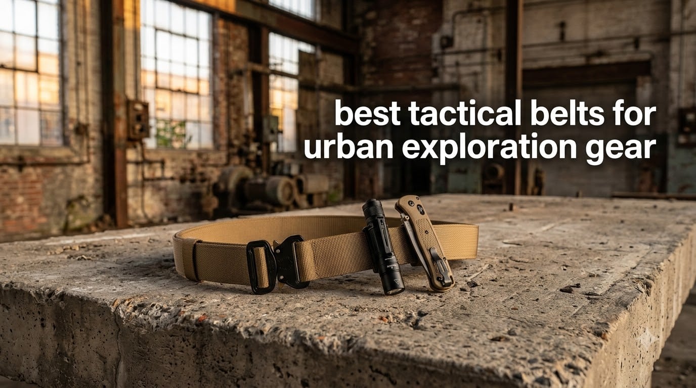 best tactical belts for urban exploration gear