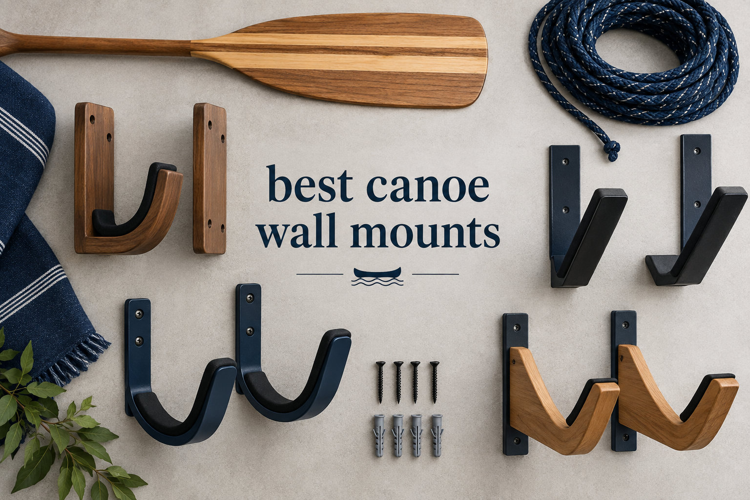 best canoe wall mounts