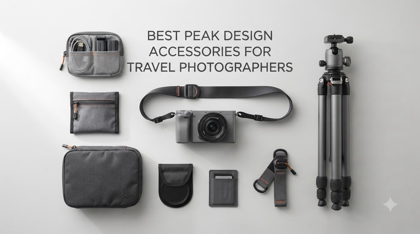 best peak design accessories for travel photographers