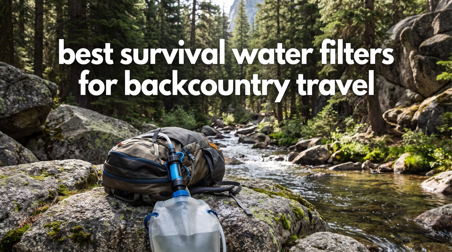 best survival water filters for backcountry travel