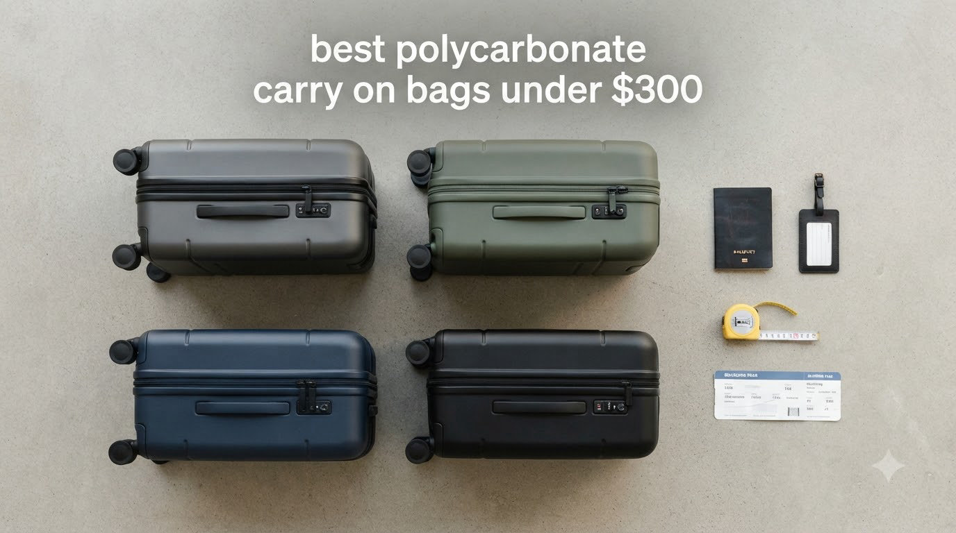 best polycarbonate carry on bags under $300