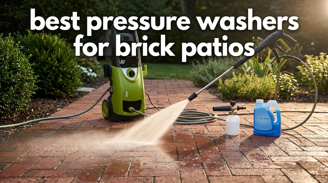 best pressure washers for brick patios