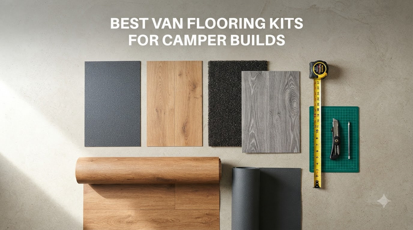 best van flooring kits for camper builds