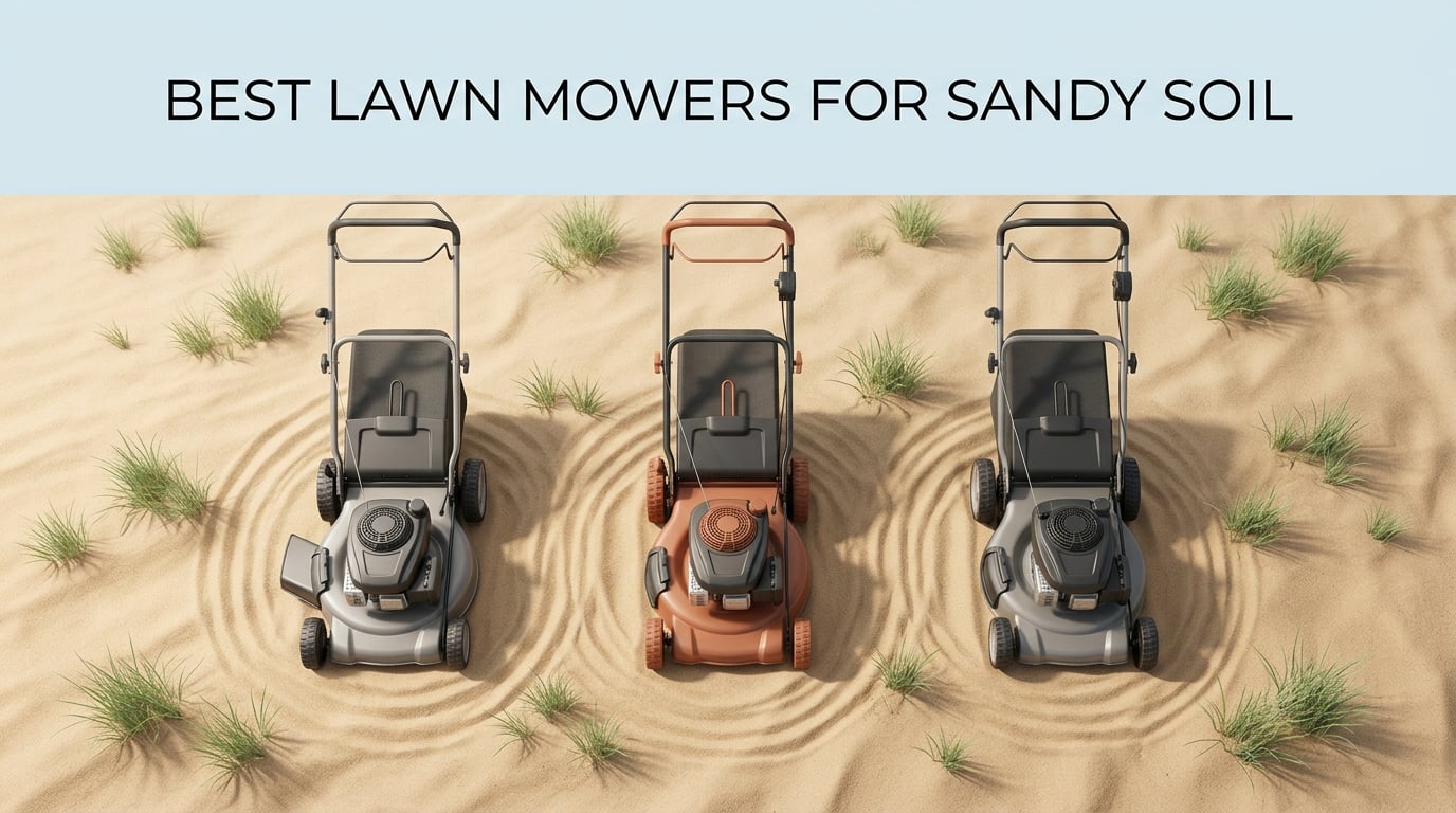 best lawn mowers for sandy soil