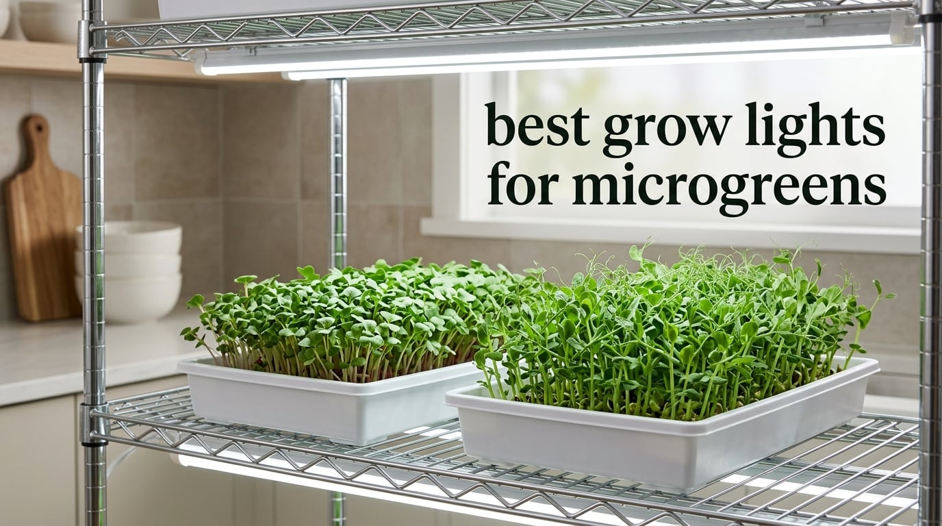 best grow lights for microgreens