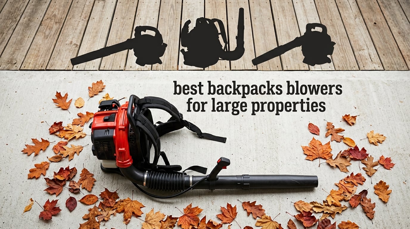best backpacks blowers for large properties