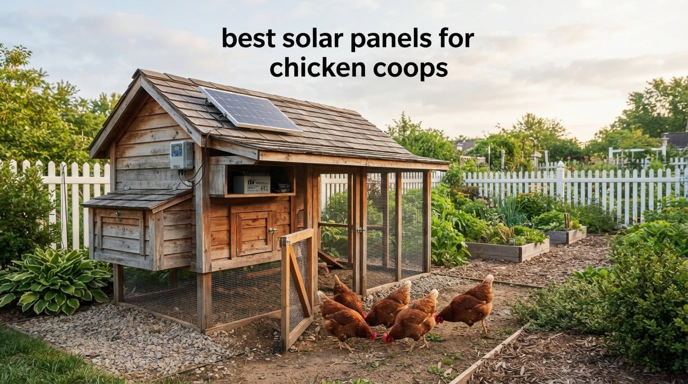 best solar panels for chicken coops