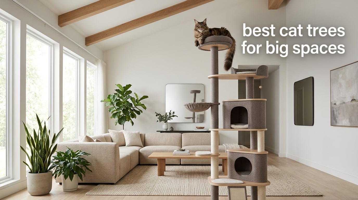 best cat trees for big spaces