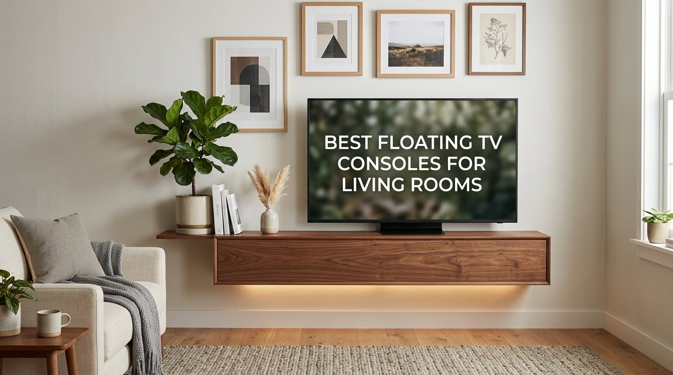 best floating tv consoles for living rooms