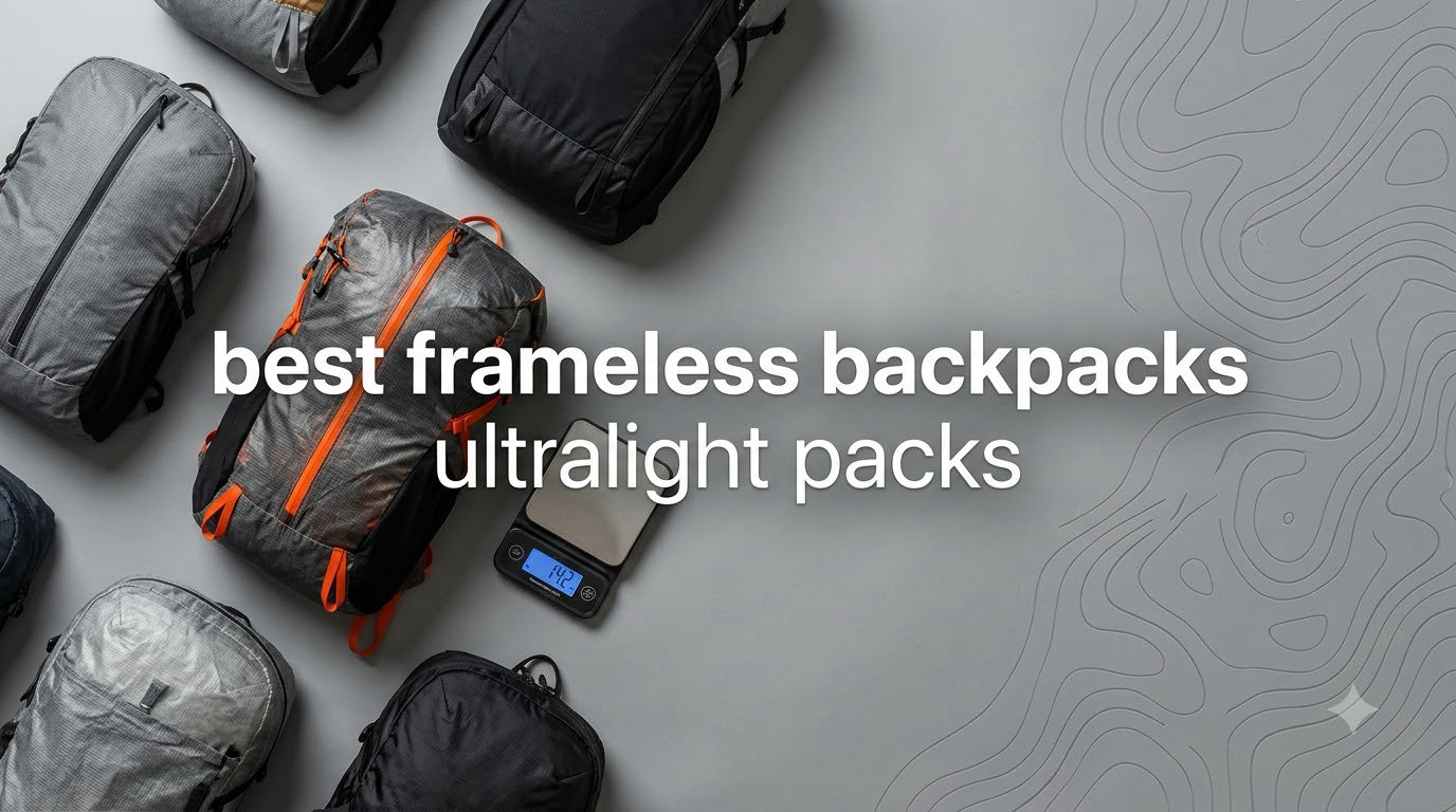 best frameless backpacks ultralight packs