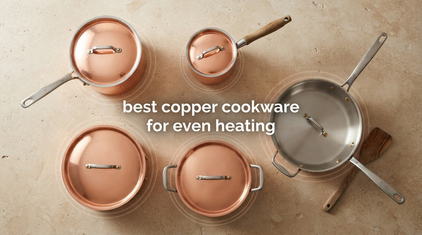 best copper cookware for even heating