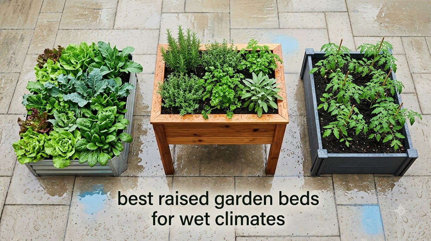 best raised garden beds for wet climates