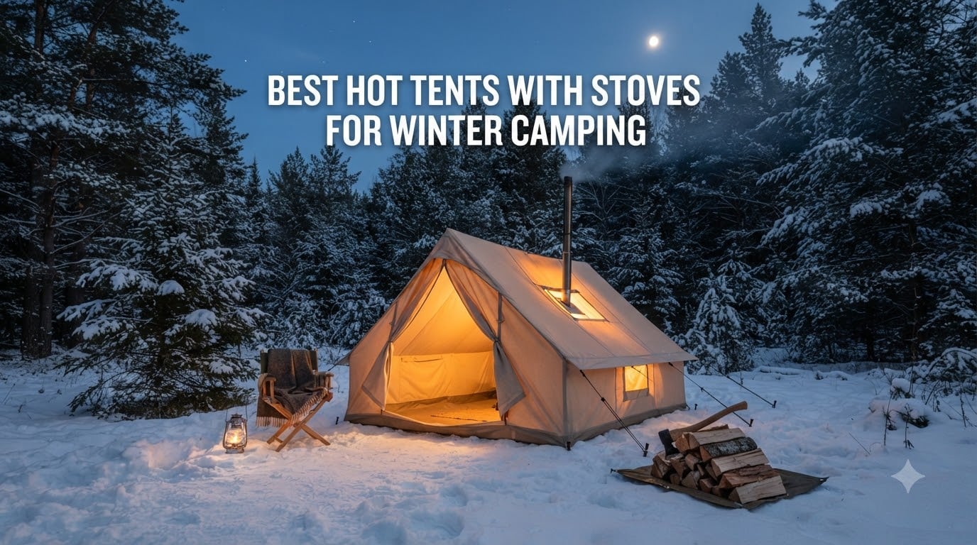 best hot tents with stoves for winter camping
