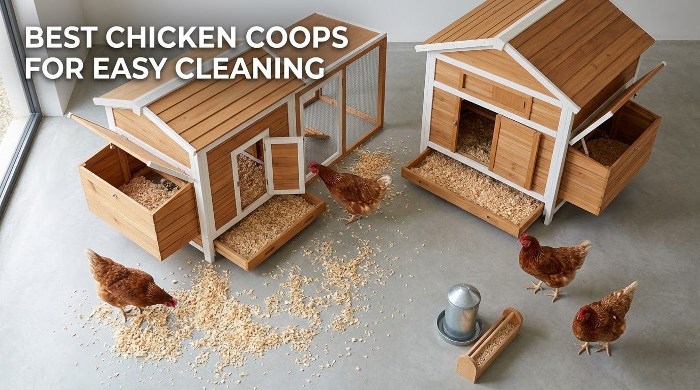 best chicken coops for easy cleaning