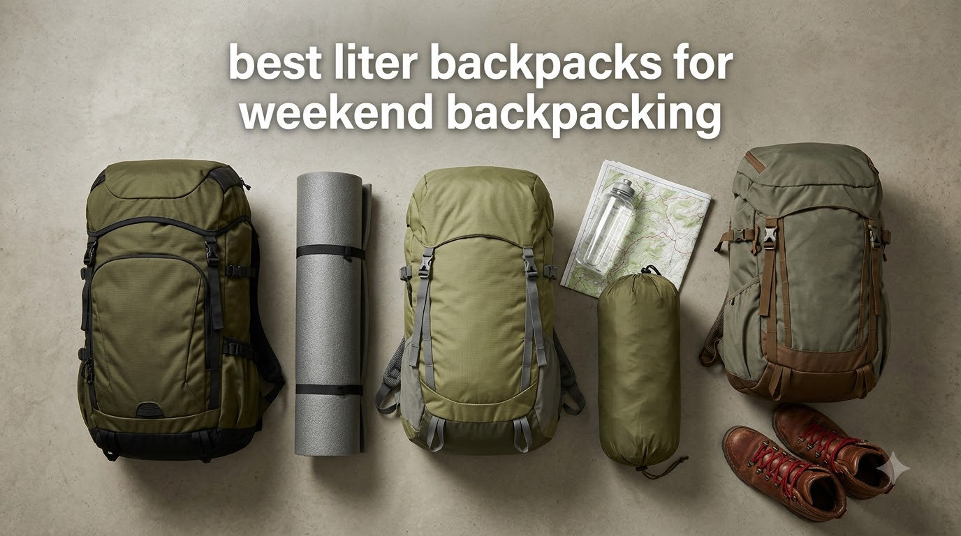 best liter backpacks for weekend backpacking