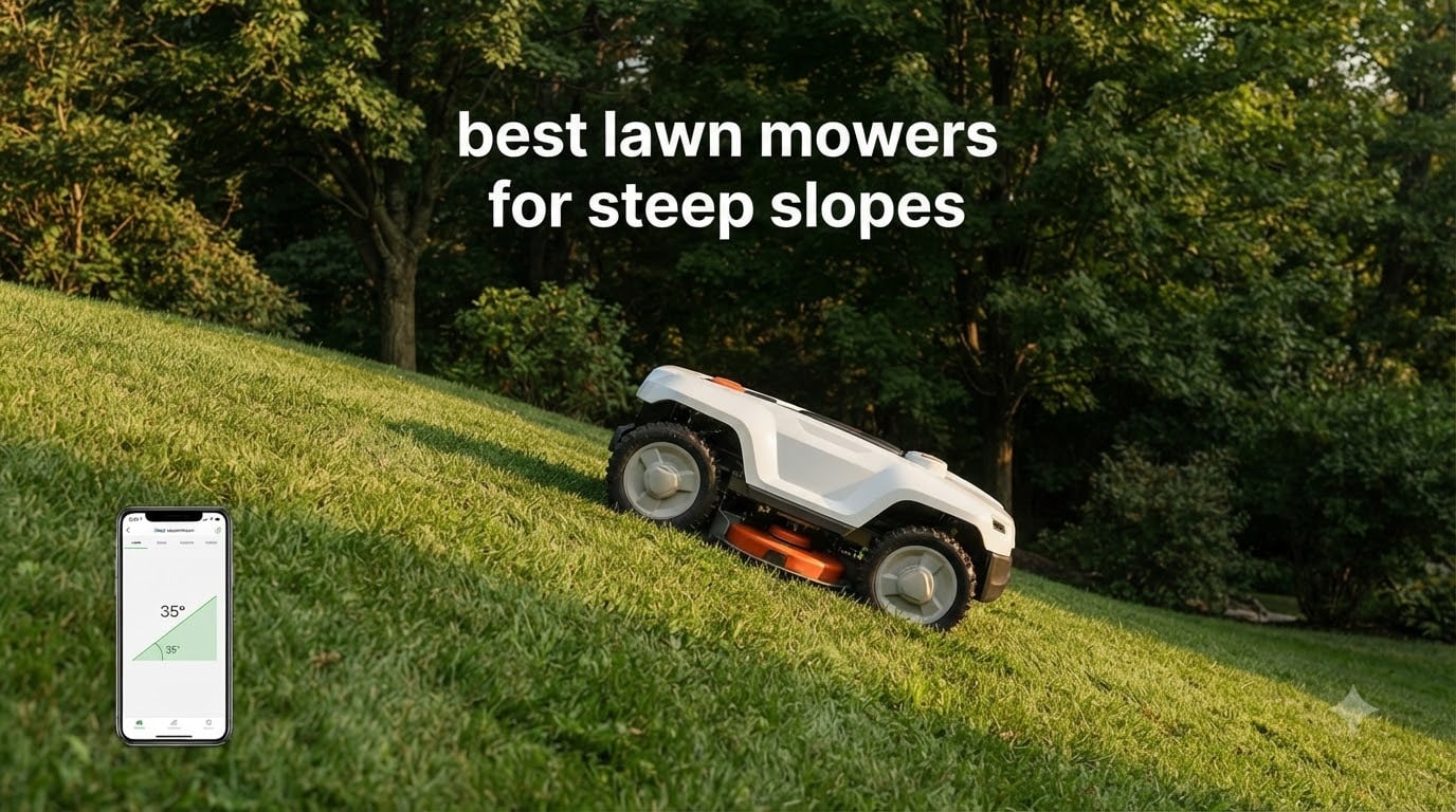 best lawn mowers for steep slopes