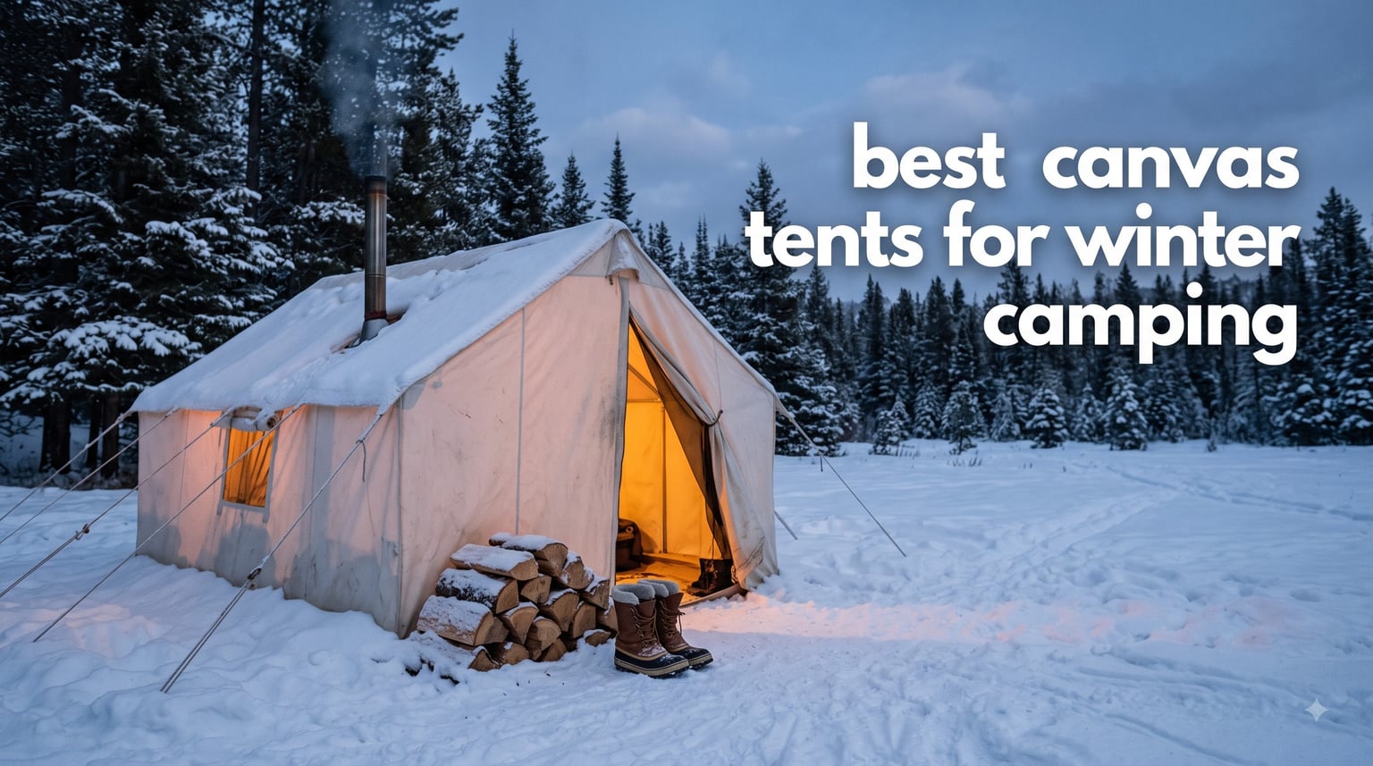 best canvas tents for winter camping