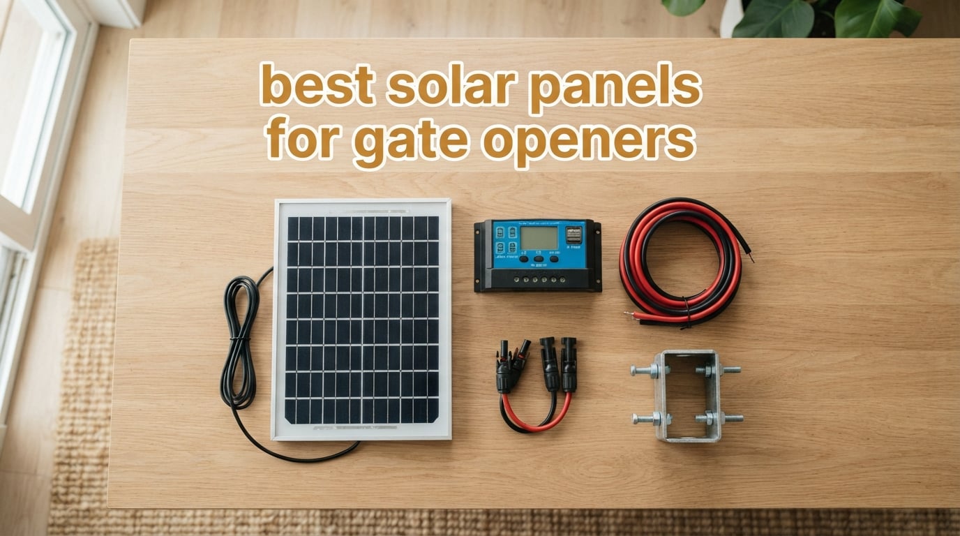 best solar panels for gate openers