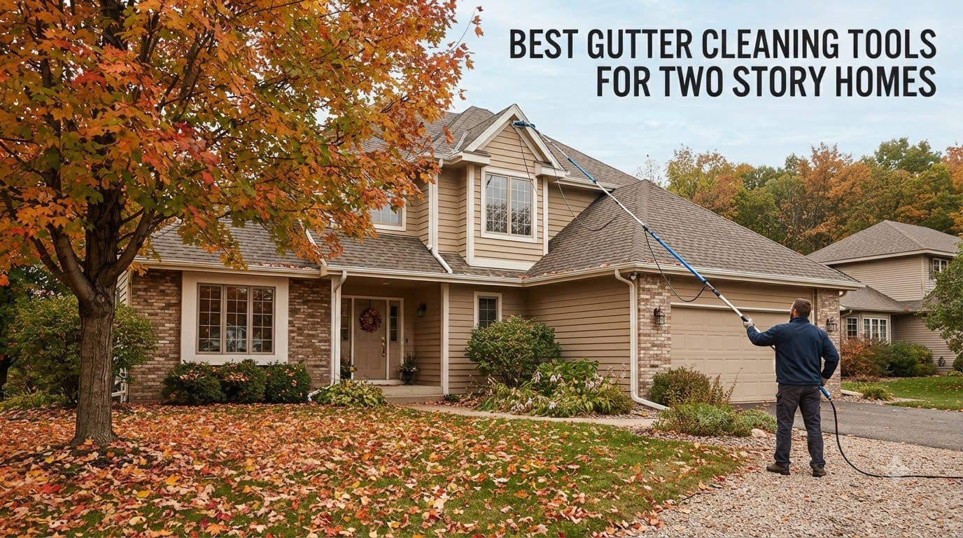 best gutter cleaning tools for two story homes