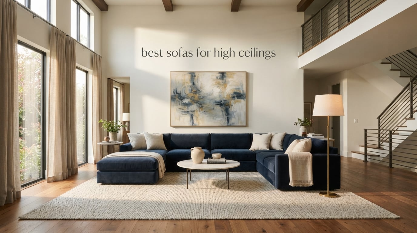 best sofas for high ceilings