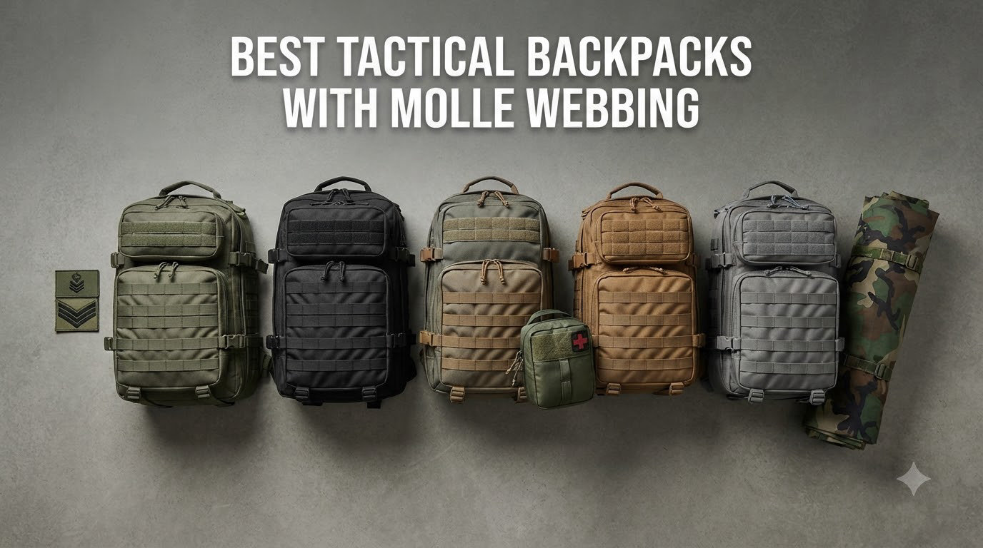 best tactical backpacks with molle webbing