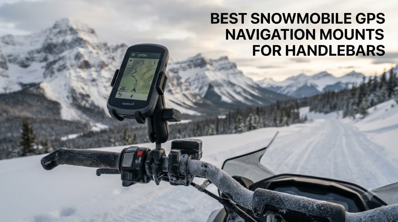 best snowmobile gps navigation mounts for handlebars