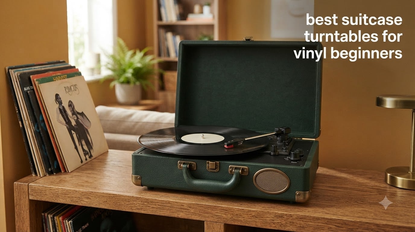 best suitcase turntables for vinyl beginners
