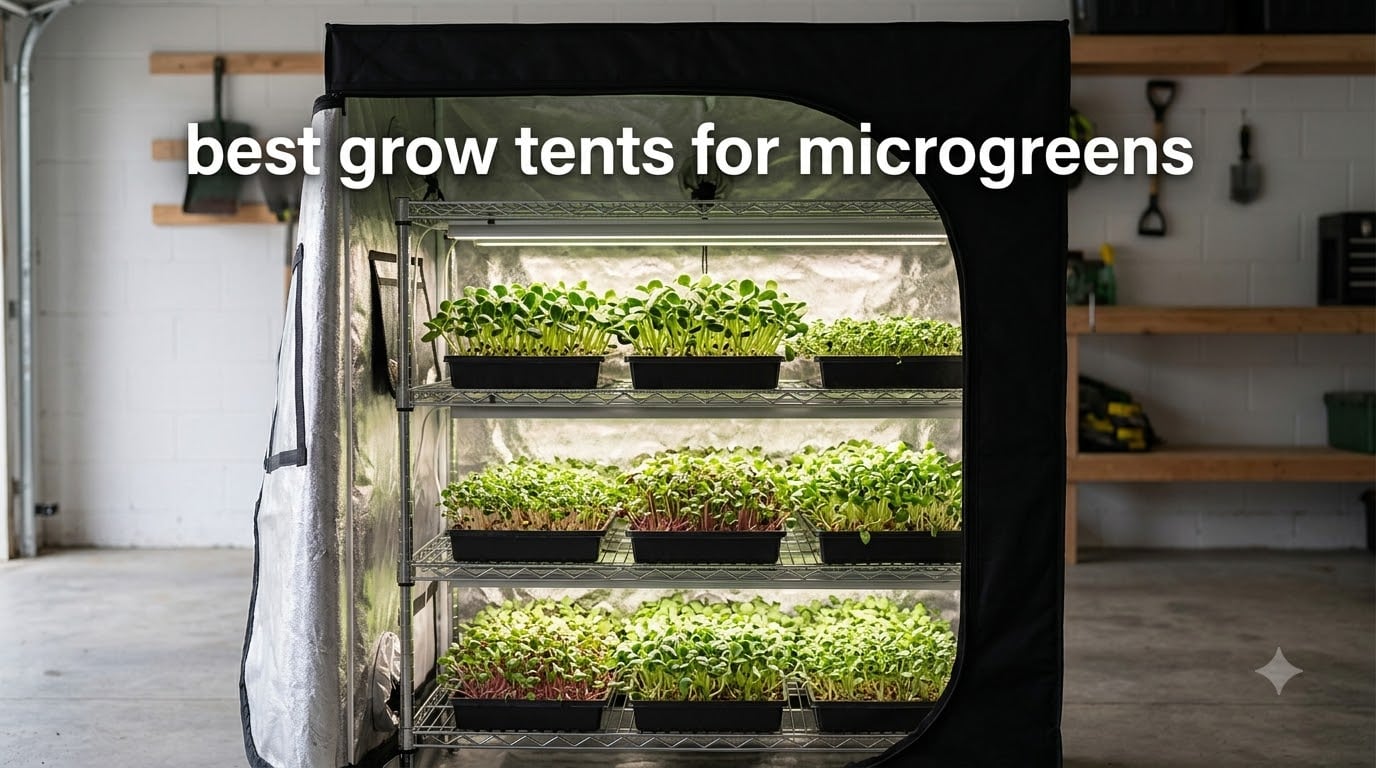 best grow tents for microgreens
