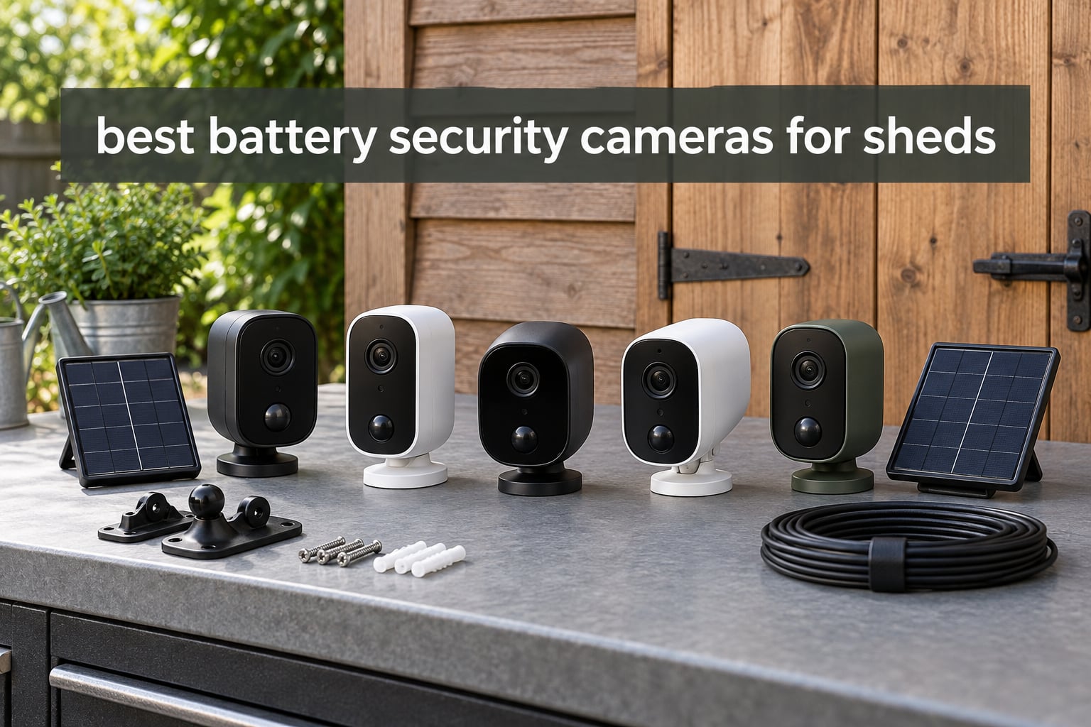 best battery security cameras for sheds