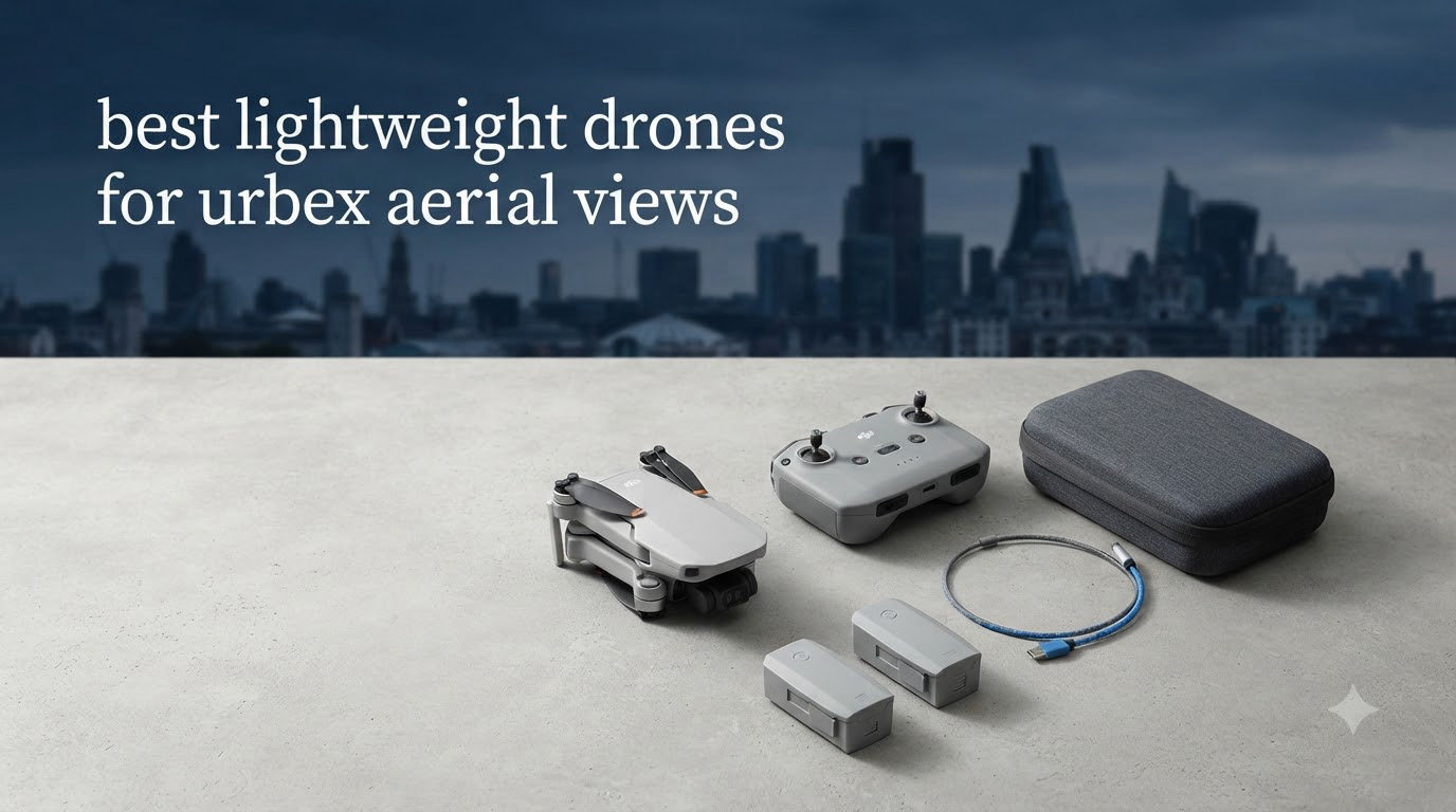 best lightweight drones for urbex aerial views
