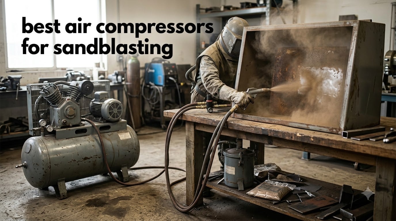 best air compressors for sandblasting