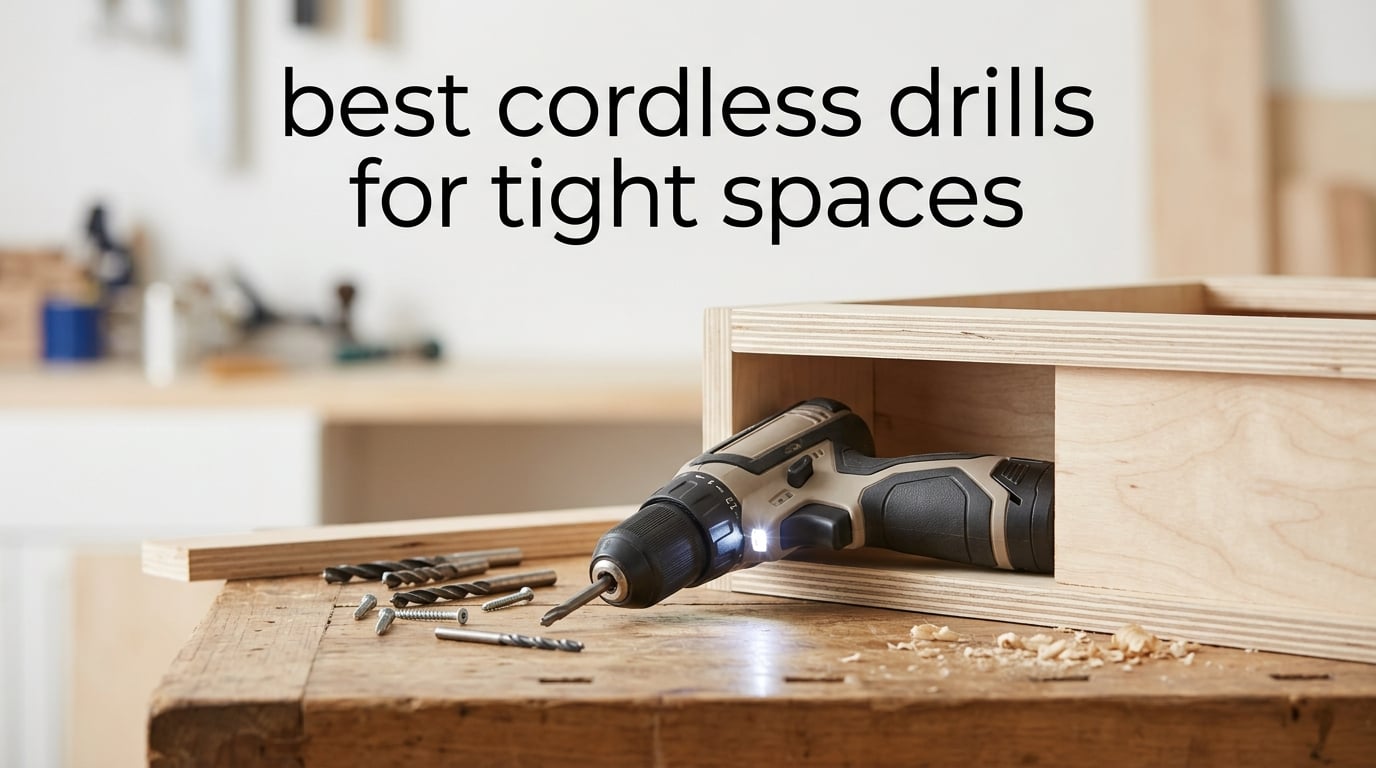 best cordless drills for tight spaces