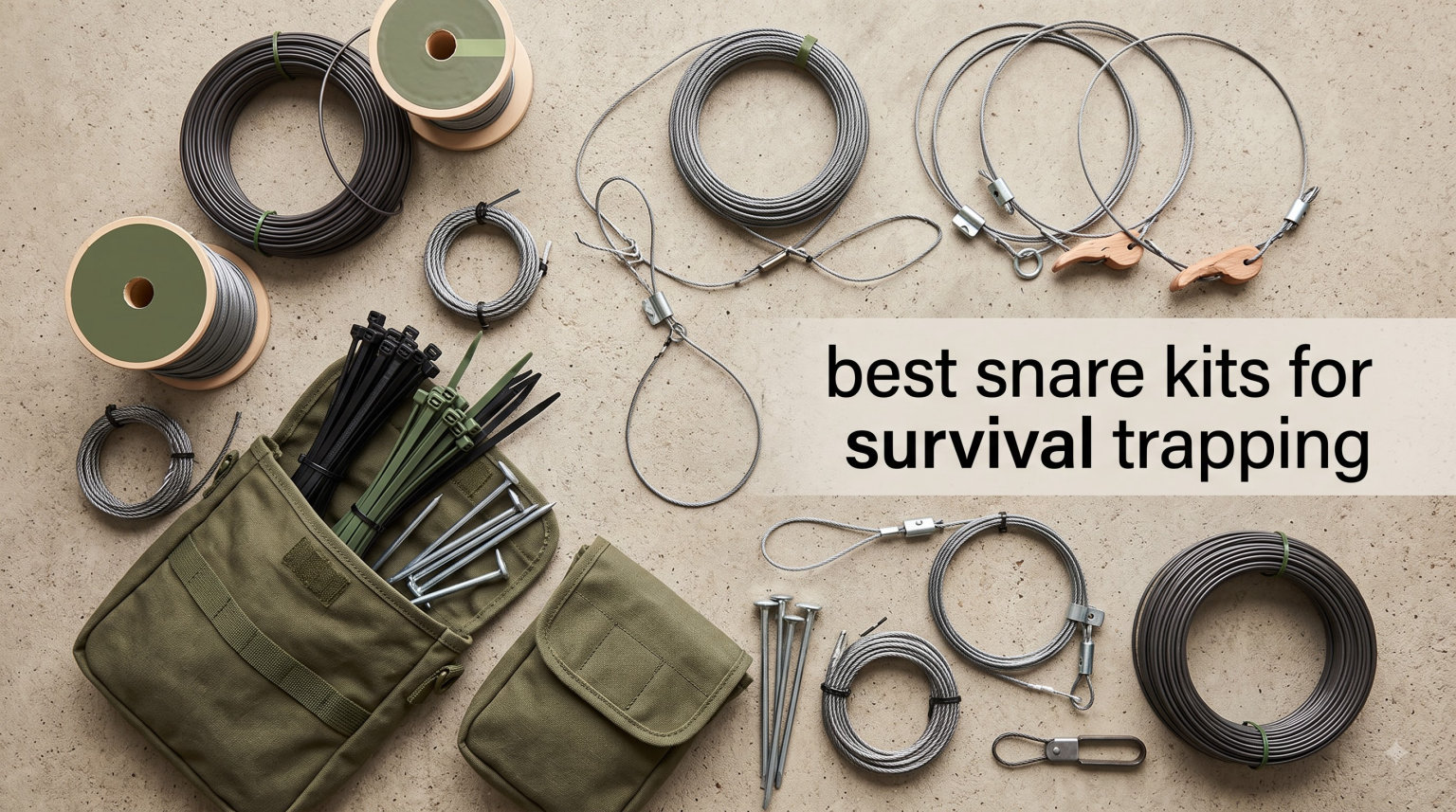 best snare kits for survival trapping