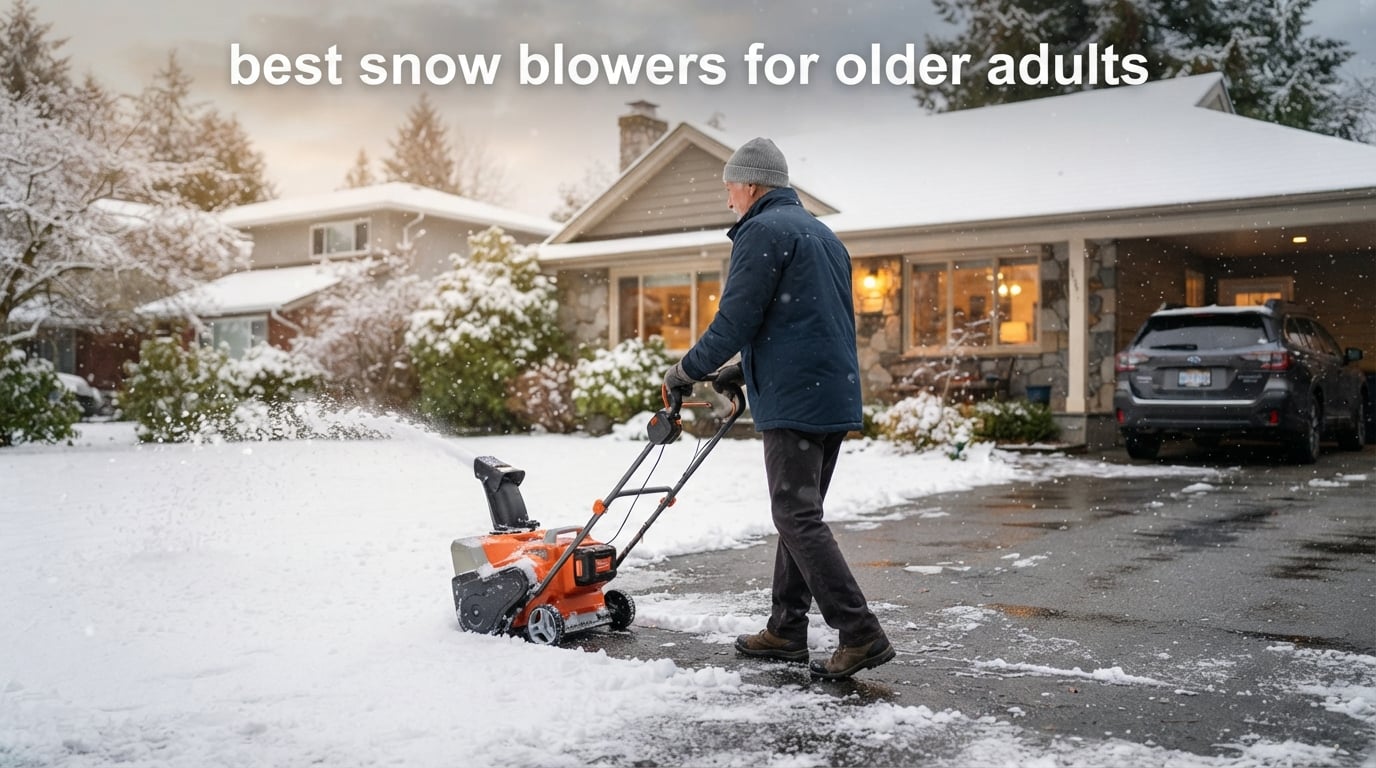 best snow blowers for older adults