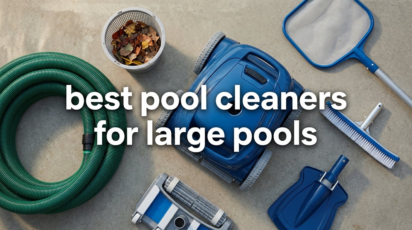 best pool cleaners for large pools