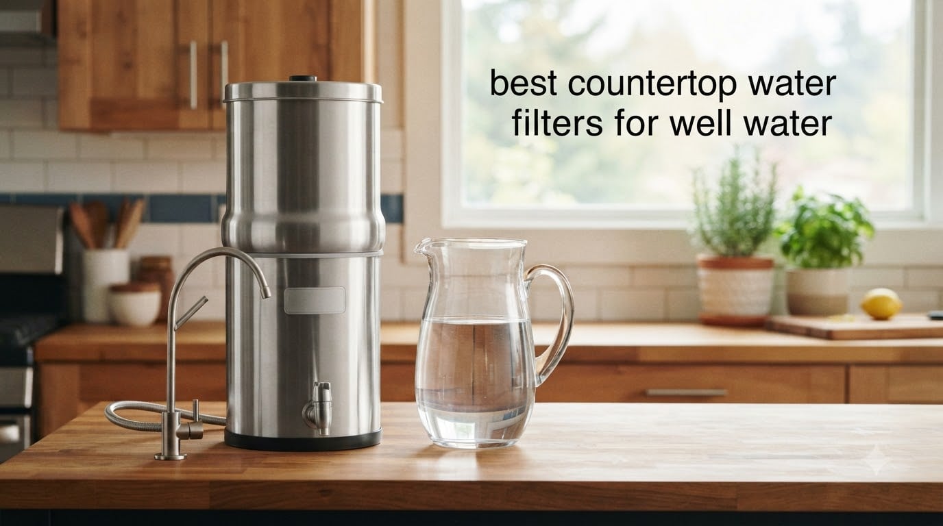best countertop water filters for well water