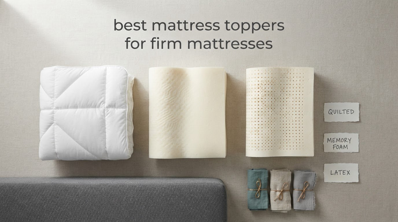 best mattress toppers for firm mattresses