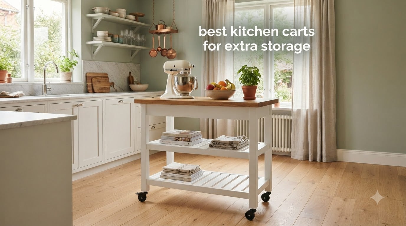 best kitchen carts for extra storage