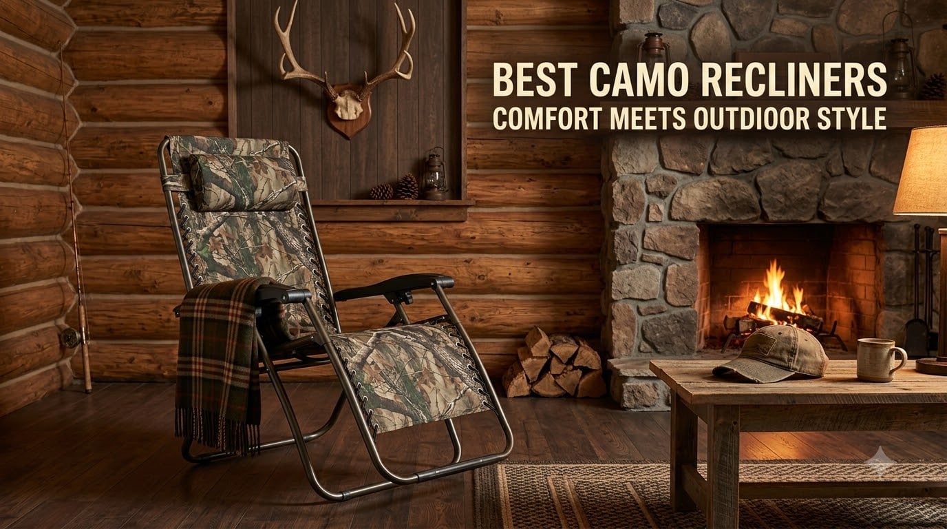 best camo recliners comfort meets outdoor style