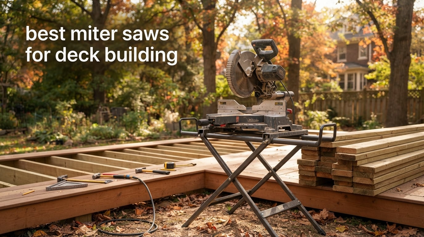 best miter saws for deck building