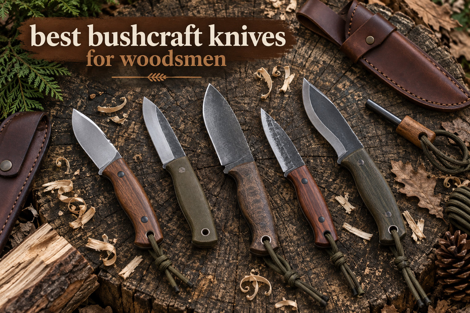 best bushcraft knives for woodsmen