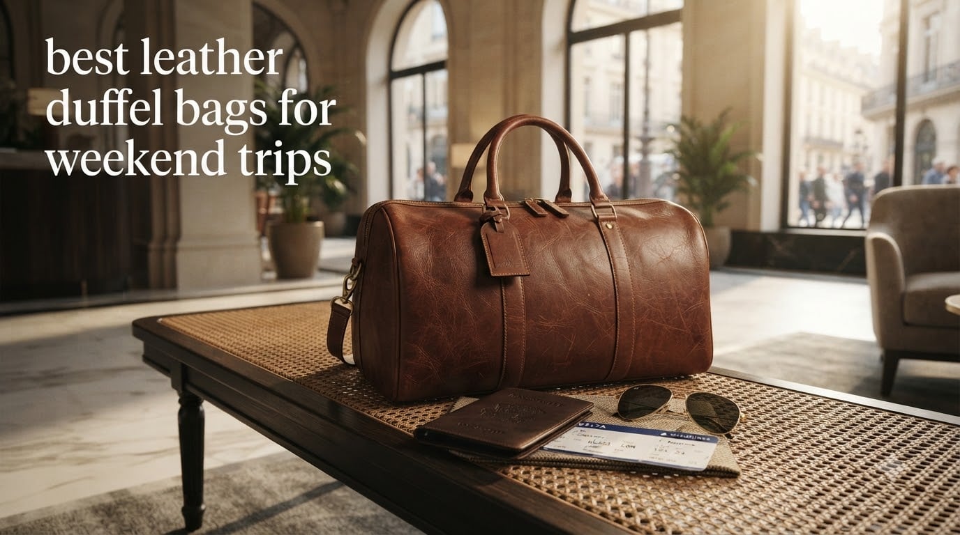 best leather duffel bags for weekend trips