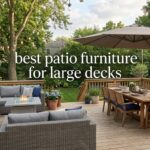best patio furniture for large decks